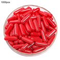 thumbnail image 1 of 1000pcs Transparent Hollow Gelatin Empty Separated Medical Powder Capsule Shells( Color : Red ), 1 of 5