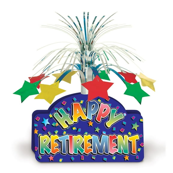 12 Pack Beistle Happy Retirement Party Centerpiece
