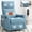 Blue, variant on GAKMCIL Recliner Chair with Heat & 8-Point Vibration Massage, 360° Manual Swivel Rocker Chair for Elderly, Medium Size Recliner Sofa, 350 lbs Capacity, 15/30/60 Min Timer, Easy Assembly, Blue
