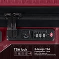 thumbnail image 5 of JZRSuitcase Hardside Carry On Luggage, Suitcase with Spinner Wheels TSA Lock , Travel Rolling Luggage 24 inch- Wine red, 5 of 10