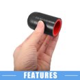 thumbnail image 6 of 1 Set 28mm 1.10" ID Car Silicone Coolant Cap Intake Vacuum Hose End Plug Car Coolant Heater Black, 6 of 6