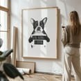 thumbnail image 3 of Being normal is boring - Illustration Dog Humor Quote Black and White Animal Typography Sketch Unframed Wall Art Print 4 x 6 inches, 3 of 16