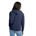 thumbnail image 3 of Hanes Women's EcoSmart Full-Zip Hoodie Sweatshirt, Navy Heather, x Large, 3 of 7