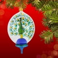 thumbnail image 2 of Peacock In A Dome - 1 Glass Ornament 7 Inch, Glass - Ornament Feather Bird 17595, 2 of 5