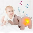 thumbnail image 2 of Toys Elephant Breathing Stuffed Animal with Musical Lights and Rhythmic Breathing Motion for Sleep Comfort Companion, 2 of 7