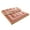 Pink, variant on Soy Fiber Mattress Queen Size Foldable 3 Inch Thick Cooling Bed Mattress Topper Ventilated Washable Plush Top Pressure Relief for Student Dorm