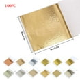 thumbnail image 3 of 100 Sheets Imitation Gold Foil Paper Leaf Gilding DIY Art Craft Paper Birthday Party Wedding Cake Dessert Decorations, 3 of 3