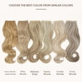 thumbnail image 2 of Invisible Wire Hair Extensions with 3 Clips Long Synthetic Wavy Curly Hairpiece Adjustable Transparent Headband for Women 18 Inch Ash Medium Brown/Ash Blonde Highlights, 2 of 7