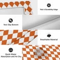thumbnail image 5 of Orange Plaid Outdoor Rug 6x9 Ft, Non Slip Washable Area Rug, Modern Minimalist Geometric Gingham Checkered Patio Rugs Carpet Runner, Large Floor Mat for Indoor/Outdoor Deck Porch Camping, 5 of 8