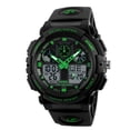 thumbnail image 1 of Reloj para hombre Minnieouse alarma militar LED deportivo impermeable Digital Verde, 1 of 6