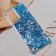 thumbnail image 6 of Slim Fit Phone Case for Samsung Galaxy A13, Glitter Liquid Quicksand Effect Silicone Soft TPU Case with Camera Lens and Screen Protection Cover for Galaxy A13 4G/5G,LSWT Blue, 6 of 14