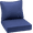 Blue, variant on Outdoor Deep Seating Cushion Set, 24" x 24", Waterproof & Fade Resistant Patio Furniture Cushions with Handle, Deep Seat and Back Cushion for Chair and Sofa (1, Red)
