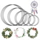 thumbnail image 2 of Juego de 20 Anillos Metálicos para Manualidades, 5 Tamaños para Hacer Coronas, Atrapasueños y Decoraciones DIY., 2 of 8