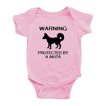 

Warning: Protected by A Akita Dog Funny Baby Bodysuits (Pink 12-18 Months)