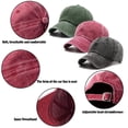 thumbnail image 3 of Miaocao 3 Pack Washed Plain Vintage Baseball Cap Cotton Adjustable Twill Bulk Low Profile Classic Dad Hat for Men/Women, 3 of 6