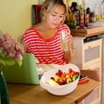 thumbnail image 4 of Birdeem Kitchen Multifunctional Rice Washer Vegetable Basket Lazy Products Draining and Washing Rice Sieve with Dense Holes Multi-Purpose Plastic Rice Washing Bas, 4 of 12