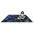 thumbnail image 4 of Joy Carpets Kid Essentials Indoor Makerspace / Learning Commons / Teen Rectangle Stealth 7'8" x 10'9" Area Rug In Color Violet, 4 of 5