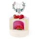 thumbnail image 5 of Cake Topper Sunnimix Novia a ser acrílico Espejo plata, 5 of 8