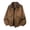 Coffee-31, variant on Men Faux Suede Trucker Jacket Button Flap Pockets Retro Coat Casual Street Outfits