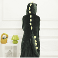 thumbnail image 3 of Fameei couple Pyjama Flanelle Dessin Animé une Pièce Pyjama Mignon Drôle Chaud Vert Dinosaure S code, 3 of 7