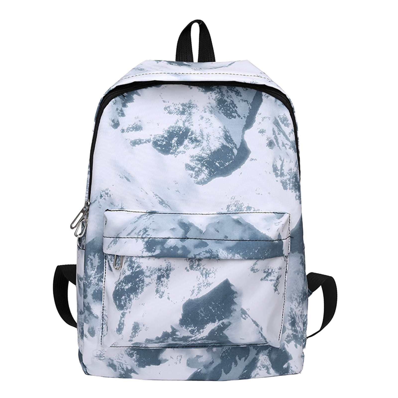 Bags Backpacks White Daypack silver-colored allover print casual look 