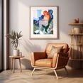 thumbnail image 4 of Work From Home - India Illustration Whimsical Modern Art Floral Fantasy Pop Art Unframed Wall Art Print 11 x 14 inches, 4 of 13