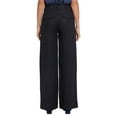 thumbnail image 2 of NYDJ womens  Mona Black Linen-Blend Wide Leg Jean, 8, 2 of 3