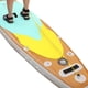 thumbnail image 3 of 10 Pies Enrollado Con Correa Soporte Tablero Surf () Amarillo, 3 of 6