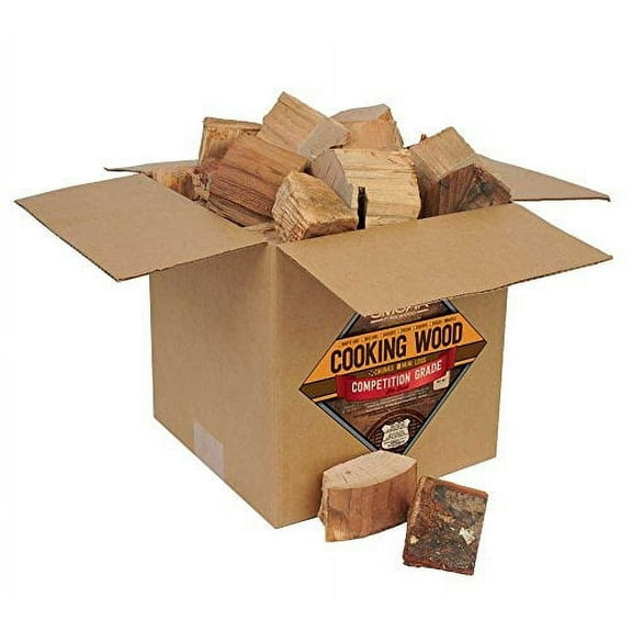 Smoak Firewood Cooking Wood Chunks - USDA Certified Kiln Dried (Maple, 20-25 lbs)