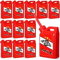 12 Pack Race Car Cups with Straws, 11 oz  Party Favor Gas Fuel Can Cups, Racing Birthday Party Decorations Supplies for Racing Car Theme Party