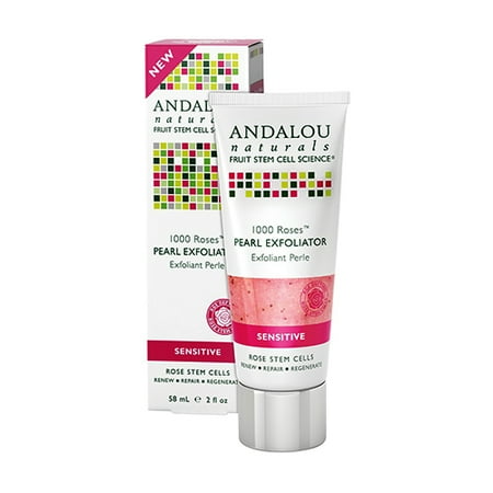 Andalou naturals 1000 Roses Pearl Exfoliator, 2 oz