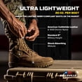 thumbnail image 4 of Botas de combate Belleville Flyweight C320 8» para hombre Coyote Brown, 4 of 8