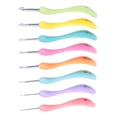 thumbnail image 2 of Crochet , Crochet Hooks Set Aluminum Multicolor Practical  For Weaving For Knitting For DIY, 2 of 8