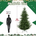 thumbnail image 3 of 9ft PE/PVC Hybrid Automatic Christmas Tree-Open Holiday Decor, 3 of 7