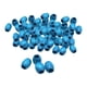 thumbnail image 4 of 100 cuentas de madera ovaladas, espaciadoras sueltas, barriles con agujero grande para rastas, collares, pulseras y proyectos de manualidades para el Azul, 4 of 8