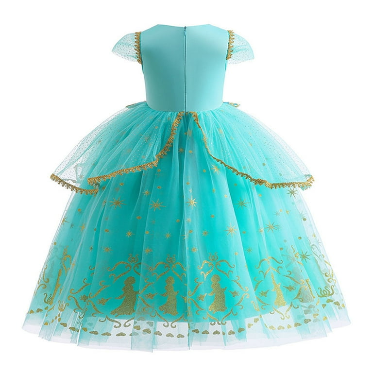 SUEE Jasmine Princess Dress for Little Girls Birthday Cosplay