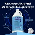 thumbnail image 3 of CleanBoss Botanical Disinfectant - Multi-Surface Cleaner - 128 oz - Kills 99.9% of Germs + Cold & Flu Viruses - Fresh Thyme Scent - No Rinse on Food Contact Surfaces - Pet Friendly, 3 of 6