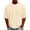 a01Beige, variant on Mens Oversized (S-5XL) Short Sleeve T Shirts Crew Neck Drop Shoulder Casual Basic Fit Tees Loose Fit Baggy Tops Beige XXL
