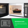 thumbnail image 3 of WGCC Contenedores de preparación de comidas, paquete de 10 contenedores de almacenamiento de alimentos de 32 oz con tapas, contenedores extra gruesos para llevar, lonchera Bento reutilizable, sin BPA,, 3 of 5