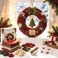 thumbnail image 4 of Christmas 3D Fabric Poke Art Kit for Adults Craftsman & Beginner Friendly, Complete Handmade Christmas Wreath Making Supplies, Christmas Front Door Wall Hanging Decor for Holiday Home Decor, 4 of 7