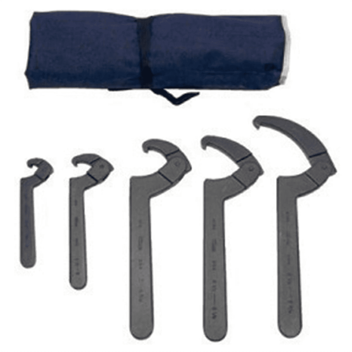 Martin Tools SHW5K Adj. Hook Spanner Wrench Set