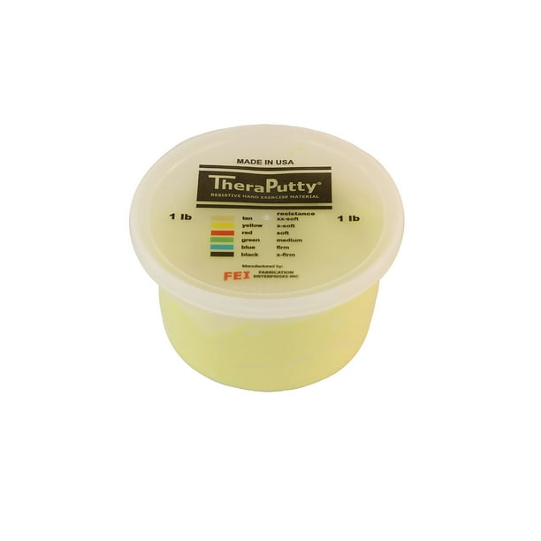 TheraPutty exercise putty, yellow, 1 pound