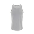 thumbnail image 4 of Men's Summer Short Sleeve Vest Solid Color Athletic Casual Wear Breathable Lightweight Comfort Fit Apparel Mens Muscle Gym Tank Top Breathable Sleeveless Shirts for Active Men, 4 of 5