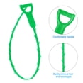 thumbnail image 4 of Unique Bargains Outil de Débouchage de Drain 0,9m Déboucheur en Acier Inoxydable & 3 Pcs Déboucheur PP Vert Clair, 4 of 4
