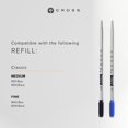 thumbnail image 6 of Cross Tech2 Refillable Ballpoint Pen, Medium Ballpen With Stylus, Includes Premium Gift Box - Metallic Blue, 6 of 7
