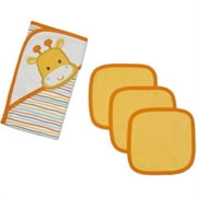 Gerber Newborn Baby 4 Piece Hooded Towel