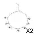thumbnail image 1 of Pulsera Tobillera,Pulsera de cadena elegante y elegante,joyería única,Pulseras accesorios regalos pie joyas fiesta,Tobillera elegante para fiesta casual,playa,aniversario,Pulsera con, 1 of 5