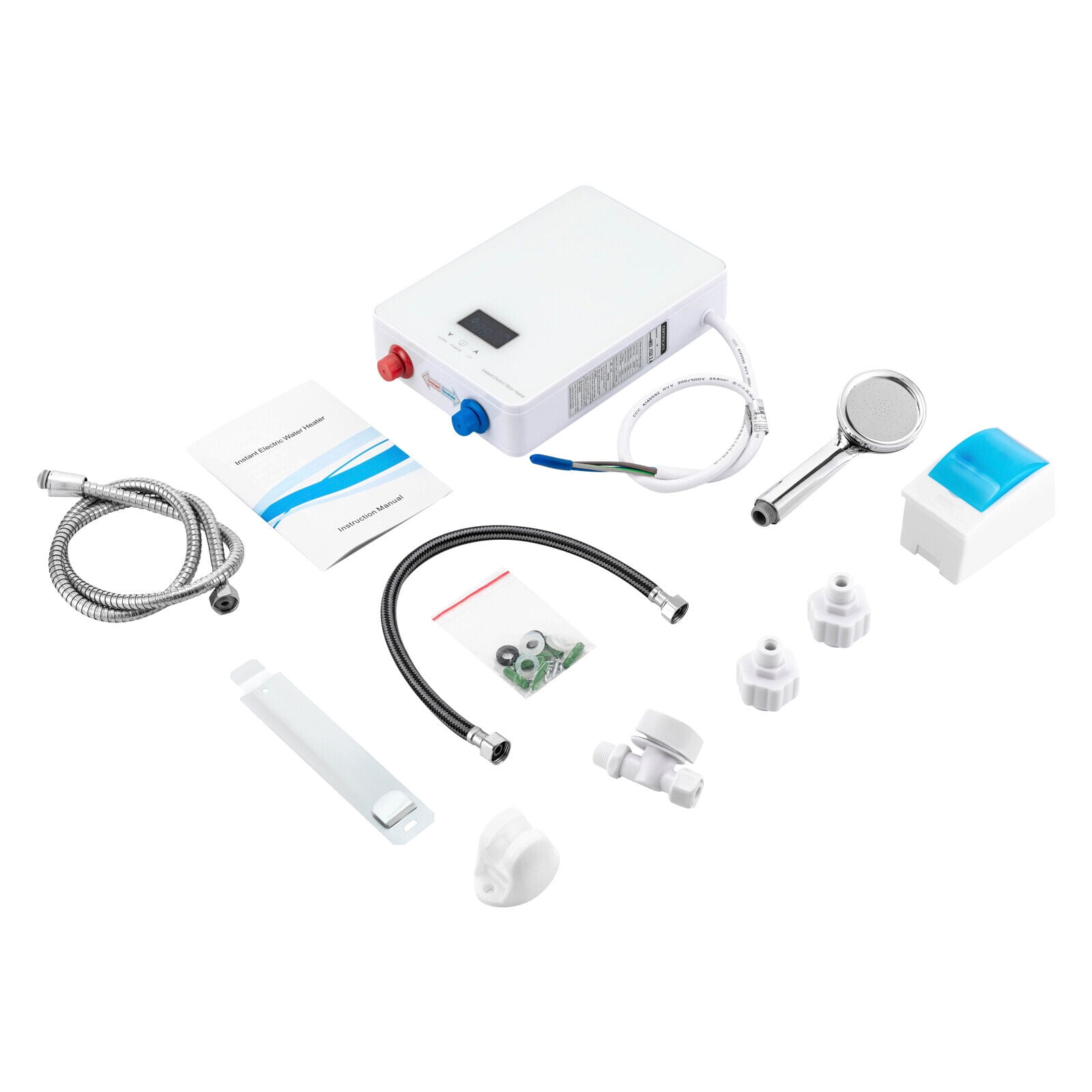 Instant Hot Water Heater 6000W Electric Tankless On Demand House Shower Sink