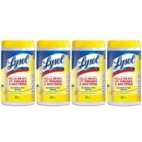 Lysol Disinfecting Wipes, Lemon & Lime Blossom 80 ct (Pack of 4)