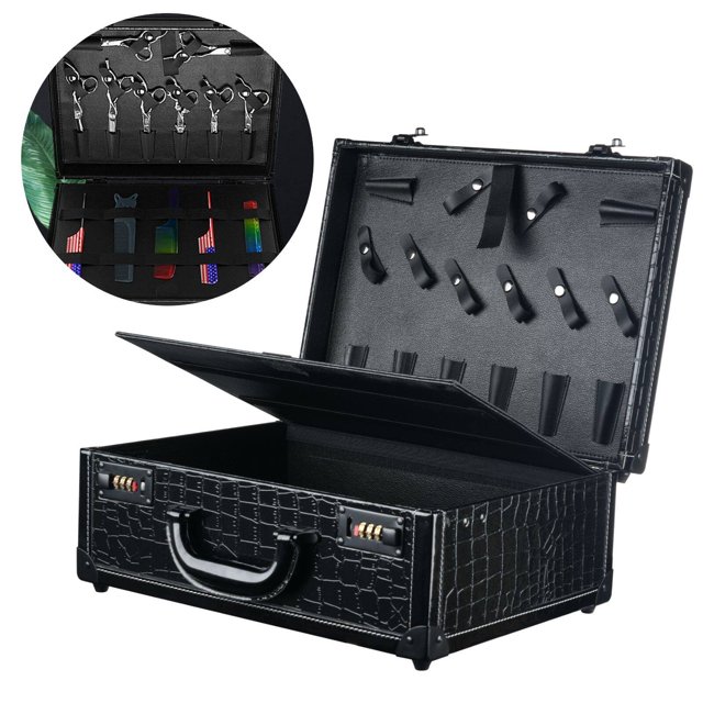 Estuche de peluquero profesional grande: Caja de herramientas para estilista Estuche de transporte para peluquero para viajes